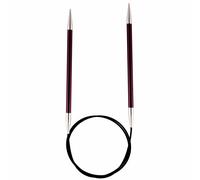 KnitPro Zing Fixe Circulaire Tricot Aiguilles Aluminium 100cm - Tailles -