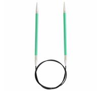 KnitPro Zing Fixe Circulaire Tricot Aiguilles Aluminium 100cm - Tailles -