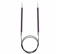 KnitPro Zing Fixe Circulaire Tricot Aiguilles Aluminium 100cm - Tailles -
