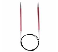 KnitPro Zing Fixe Circulaire Tricot Aiguilles Aluminium 100cm - Tailles -