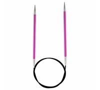KnitPro Zing Fixe Circulaire Tricot Aiguilles Aluminium 100cm - Tailles -