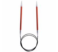 KnitPro Zing Fixe Circulaire Tricot Aiguilles Aluminium 60cm - Tailles 2mm-12mm