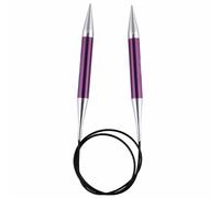 KnitPro Zing Fixe Circulaire Tricot Aiguilles Aluminium 60cm - Tailles 2mm-12mm