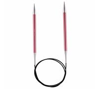 KnitPro Zing Fixe Circulaire Tricot Aiguilles Aluminium 60cm - Tailles 2mm-12mm