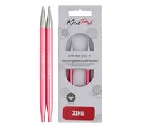 KnitPro Zing Tricoter circulaires interchangeables, en Aluminium, Multicolore, 11.6 x 0.65 x 0.65 cm
