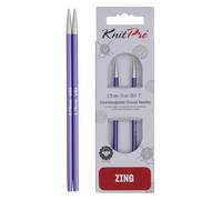 KnitPro Zing Tricoter circulaires interchangeables, en Aluminium, Multicolore, 3,75 mm