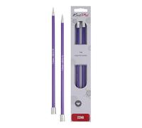 KnitPro Zing Une Seule extrémité à Crochet à Tricoter, Aluminium, Multicolore, 40 cm X 7.00 mm