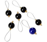 KnitPro Zooni Marqueurs de Mailles Perles de Beauté Nuit, Black, Blue
