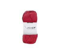 Knitsilk Lot de 2 pelotes de fil à tricoter en coton doux - 100 % coton - 100 g (environ 180 m + m) - Léger - Pour tricot, crochet et loisirs créatifs (marron)