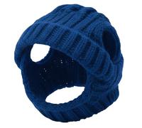 Knitted Dog Hat, Pet Beanie Hat with Ear Holes, Small Medium Winter for Chihuahua Puppy Kitten, Soft Acrylic Knitted Cap for Cosplay Party, Costume Accessory for Birthday Halloween Festival New Years