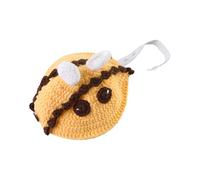 Knitted Turtle Sweater - Adjustable Strap Costume for Pets | Yarn with Handmade Craft, Cute Warm Outfit Function, Winter Celebration Accessory, Cosplay Photo Tool for Small Animal Holiday Party