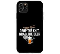 Knitter Craft Beer Drinker Drop The Knit Grab The Beer Coque pour iPhone 11 Pro Max
