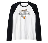 Knitter Craft Beer Drinker Drop The Knit Grab The Beer Manche Raglan