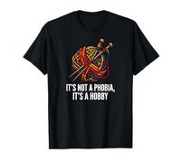 Knitter Yarn Crafter Not A Phobia It's A Hobby T-Shirt
