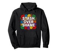 Knitter Yarn Hoarder Stash Over Shame Crochet Sweat à Capuche