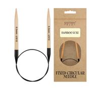 Knitter's Pride Bamboo Luxe aiguille circulaire en bambou 100 cm, 6,0 mm - 1 unité