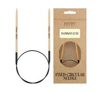 Knitter's Pride Bamboo Luxe aiguilles circulaires 3 mm, câble 80 cm, 1 unité