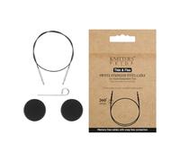 Knitter's Pride Câble Swivel 360 pour Aiguilles Circulaires 60 cm Noir