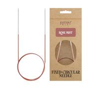 Knitter's Pride Rosemist aiguille circulaire 80 cm 2,00 mm - 1 unité argenté et rose