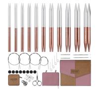 Knitter's Pride Rosemist Regal - Pointes interchangeables 3-8 mm, 1 kit