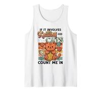 Knitting and Cats Count Me in Funny Cat Lover Débardeur