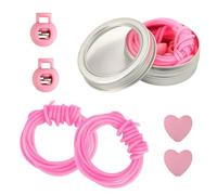 Knitting Barber Cords Silicone DIY Craft Tool Set | Flexible Knittings Needle Caps Cord Connector Accessory | Durable Soft Silicone Holder for Yarn Crafting Projects | Creative Knitting Aid for