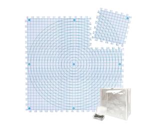 Knitting Blocking Mats, Crochet Project Supplies, Square Blocking Board for Yarn and Garment Shaping, Medium Size for Fiber Arts, Lace, Vêtements, Carpets, Clothes, Wool Craft, Beginner an