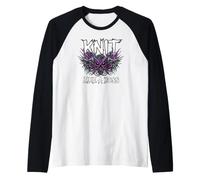 Knitting Crafter Knit Like A Boss Heavy Metals Skull Manche Raglan