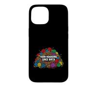 Knitting Crochet Yarn Hoarding Since Birth Crafter Coque pour iPhone 15