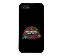 Knitting Crochet Yarn Hoarding Since Birth Crafter Coque pour iPhone SE (2020) / 7/8