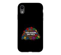 Knitting Crochet Yarn Hoarding Since Birth Crafter Coque pour iPhone XR