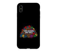 Knitting Crochet Yarn Hoarding Since Birth Crafter Coque pour iPhone XS Max