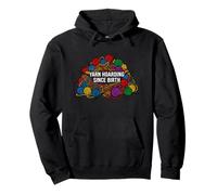 Knitting Crochet Yarn Hoarding Since Birth Crafter Sweat à Capuche