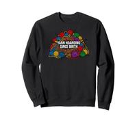 Knitting Crochet Yarn Hoarding Since Birth Crafter Sweatshirt