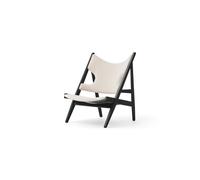 Audo Fauteuil Knitting Lounge - black-stained oak/Barnum Bouclé COL 24