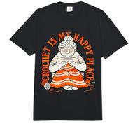 Knitting is My Creative Haven Grandma Knitter Comfort Colors Adult Heavyweight T-Shirt