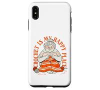Knitting is My Creative Haven Grandma Knitter Coque pour iPhone XS Max