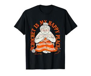Knitting is My Creative Haven Grandma Knitter T-Shirt