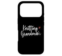 Knitting Lover Grandma Crocheting Women Coque pour iPhone 17 Pro