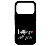 Knitting Lover Nana Grandma Who Loves to Knit Coque pour iPhone 17 Pro
