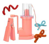 Knitting Machine - Easy Weave Tool, Household Spool Mill with Smooth Rotation, Sewing Tool for Socks, Personalized Name Crafts, Coaster Maker, Hat Knitting Accessory for DIY Home Projects