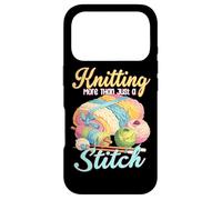 Knitting More Than Just a Stitch Knitters & Hobbyists Coque pour iPhone 17 Pro