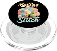 Knitting More Than Just a Stitch Knitters & Hobbyists PopSockets PopGrip pour MagSafe