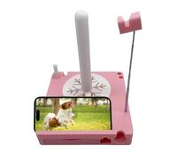 Knitting Spool Organizer Rack, Portable Yarn Holder, 10 inches Yarn Stand with Phone Slot, Craft Rack with Smooth Rotation Feature, Craft Accessory with Stylish Design, Tool for Women Girls Beginners