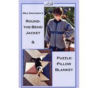 Knitting the Round the Bend Jacket/Puzzle Pillow Blanket