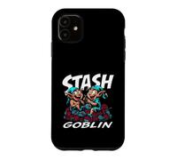 Knitting Yarn Hoarder Stash Goblin Crochet Crafter Coque pour iPhone 11