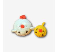 Knitty Critters Adorables - Mère poule et bébé poussin | Kit de crochet Amigurumi DIY