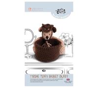 Knitty Critters Basket Buddies Peluche Tyrone