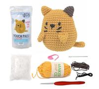 KNITTY CRITTERS Kit de crochet Pouch Pals Bubba The Cat