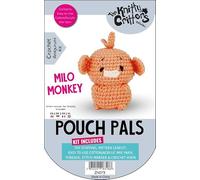 Knitty Critters - Pouch Pals - Milo Monkey